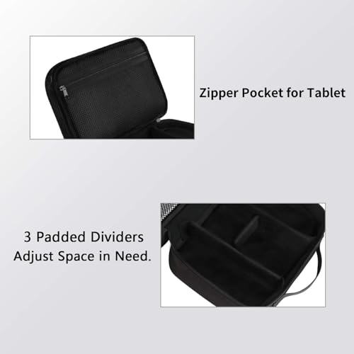 Electronics Organizer Travel Case (Antique Black / Medium)