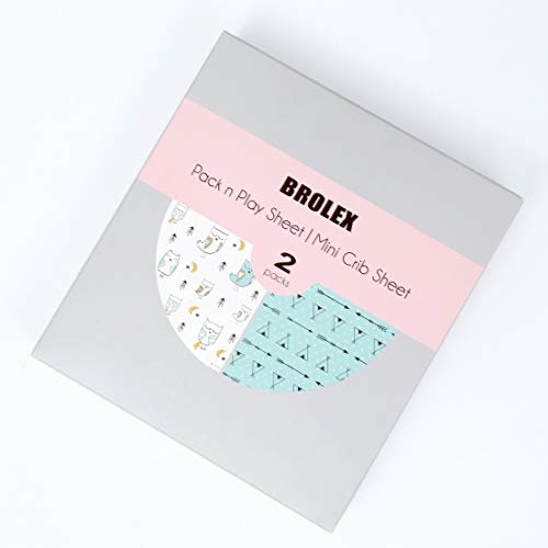 Pack n Play Sheets (Arrow Owl / 38X26 Inch)