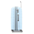 Freeform Large Checked Luggage with Dual 360° Spinner Wheels (Checked-Large Spinner / Sky Blue)