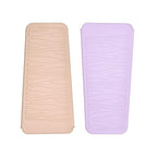 Silicone Heat Resistant Travel Mat Pouch for Hair Straightener (2 Pack / Ekt02-heatmat-taupe&pink Mauve)