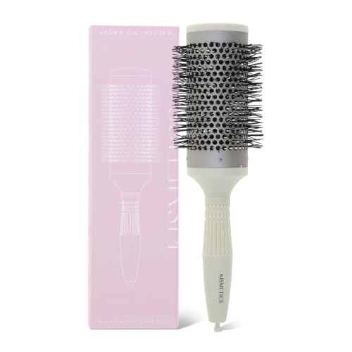 Large Round Brush for Blow Drying (Beige)