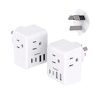 2 Pack Australia New Zealand Travel Plug Adapter