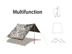 Rain Ponchos for Adults (Large Tall / Leaf Camo)
