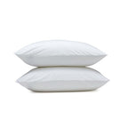 Down Alternative Bed Pillows and Pillow Protector Case Set (Standard (2 Pillows + 2 Protectors) / Medium)