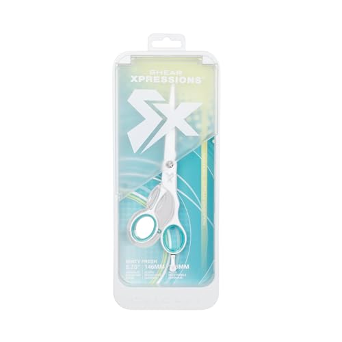 Shear Xpressions 5.75" Professional Hair Cutting Scissors (Minty Fresh)