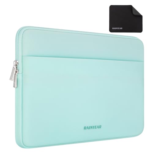 RAINYEAR Laptop Sleeve Case 13.3 Inch (13.3-14 inch / Mint Green)