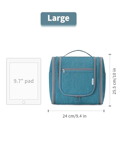 Large Hanging Travel Toiletry Bag for Women (AG-Teal / Large)
