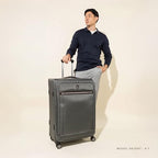 Platinum Elite Checked Luggage Spinner (Checked-Large 29-Inch / Bordeaux Red)