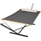 Hammocks for Outside with Stand (78.7 x 55.1 in, Hammock with 144 in Stand / Dark Gray)