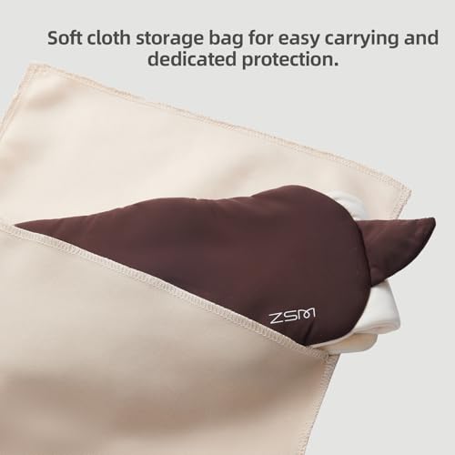 Coffee Sheep Sleep Mask Soft Comfortable Blackout Sleeping Eye Mask (Coffee)
