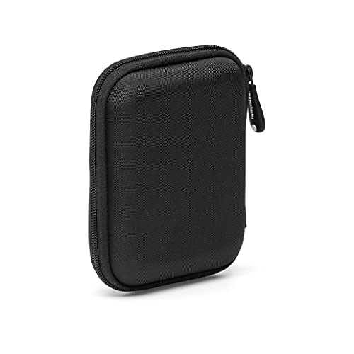 Small Hard Shell Portable External Hard Drive Carrying Case with Mesh Pocket for My Passport Essential (1 Pack / My Passport Essential Case)