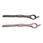 Stainless Steel Hair Cutting Tool for Salon & Home, Premium Hair Thinning Texturizing Faether Razor