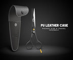 The Cut Factory® Hair Scissors & Hair Cutting Scissors (Black, High Carbon Steel)