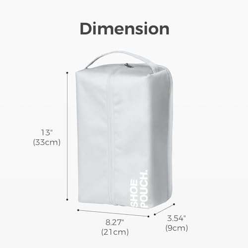 Stylish Shoe Bag for Travel (Light Grey / Regular)