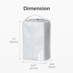 Stylish Shoe Bag for Travel (Light Grey / Regular)