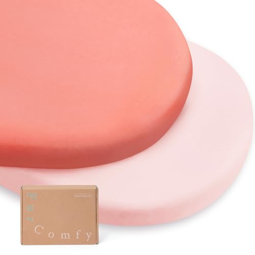 Supersoft Fitted Bassinet Sheets (Coral & Blush / Bassinet Sheets)