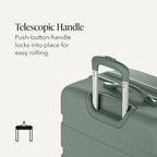 Signature Hardside Expandable Checked Large Spinner Luggage (Checked-Large 27-Inch / Olive)