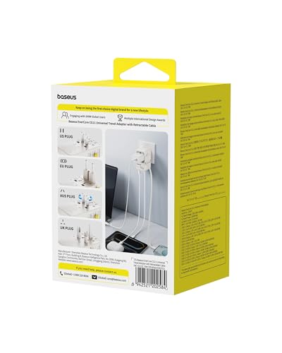 70W Universal Travel Adapter (70W / White)