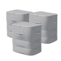 Comforter Storage Bag (Gray-3PCS)