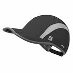 Reflective Foldable Running Hat for Men Women (7-7 5/8 / Black)