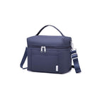 NOL Insulated Lunch Bags for Women Cooler Bag Lightweight Nylon Waterproof Lunch Box for Work Small Navy Blue 4L (Navy Blue / Small (4 Liters))