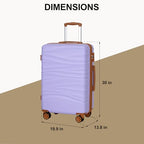 30" Hardside Checked Luggage (Purple)