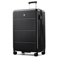 Expandable Large Checked Luggage (Jet Black / 28 Inch EXT)