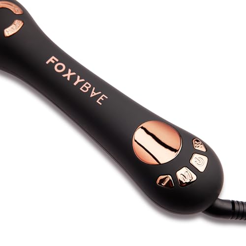 Rotating Curling Iron (1 inch / Black - Rose Gold - Titanium Rotating Curler)