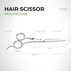 Cutting Hair Scissors (Small Straight Blade)