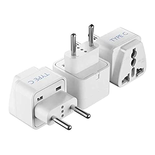 European Travel Plug Adapter (white)