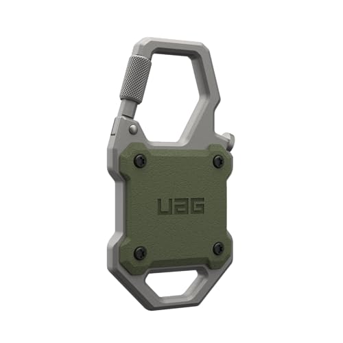 UAG Monarch Case for AirTag (Olive Drab/Silver)