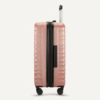 26" Hardside Medium Checked Luggage (Rose Gold / Medium Checked)