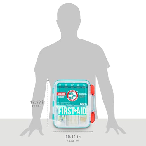 First Aid Kit (Red / 327 Piece Set)