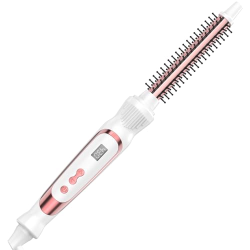 Thermal Brush 0.5 Inch Curling Iron Volumizing Heated Round Brush (White / 0.5 Inch)