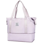 Travel Duffle Bags for Women Overnight Tote Bag Carry On Personal Item (A110-purple-expandable / X-large)