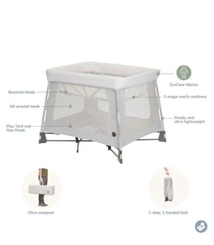 Swift Baby Playard with Mat (Onyx Sand)