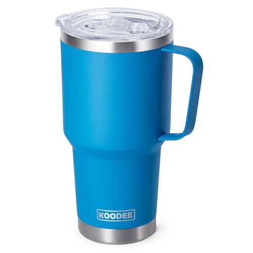30 oz Tumbler with Lid and Straw (sky blue-A / 30 Ounces)