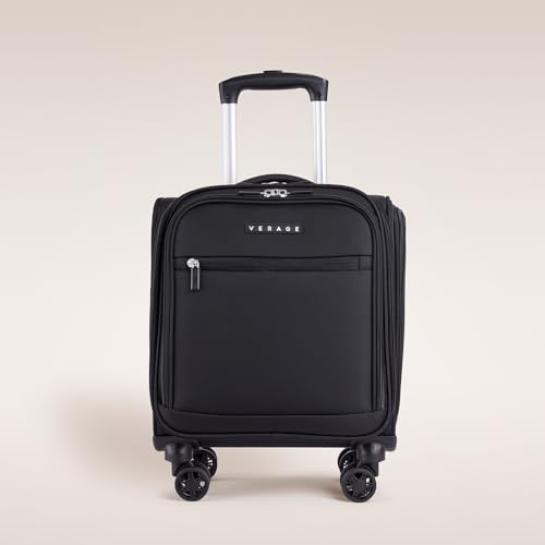 Underseat Carry On Luggage with Wheels (Black / Basic Underseat)