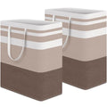 2 Pack Large Laundry Baskets (100L / Brown)