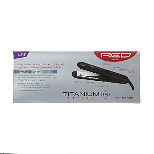 Titanium Styler Flat Iron (1.25 Inch (Pack of 1))