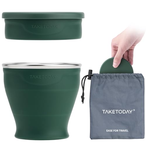 Collapsible Cup 8 oz (Dark Green)