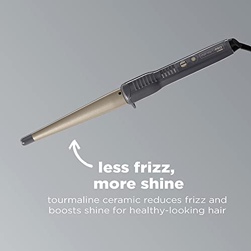 INFINITIPRO Tourmaline Ceramic 1 (Metallic Grey / 1-Inch to 1/2-Inch Tapered Wand)