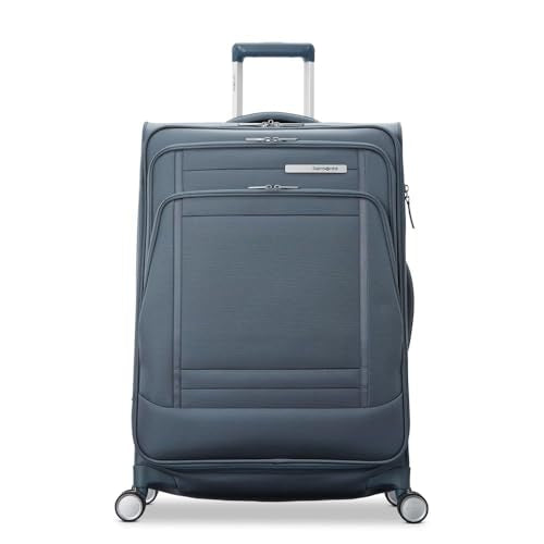 UpLIFT Lightweight Large Checked Softside 3 (3-Piece Set (CO/MD/LG) / Elemental Blue)