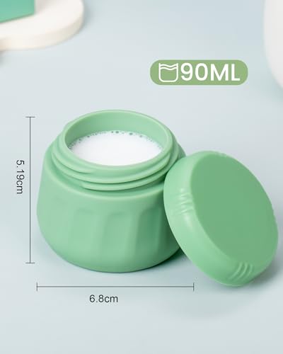 Travel Containers for Toiletries (3 Ounce (90ML) / Water Green)