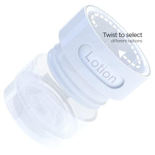 Leak Proof Travel Bottles (2oz 4pc - White,Blue,Green,Orange)