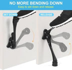 2 Pack 6 Inch Black Kick Down Door Stoppers - Image 4