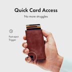Parliament Pop Up Minimalist Wallet for Men (Merlot Red)