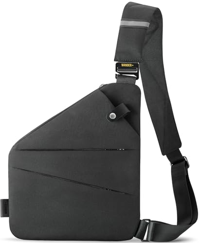 Anti Theft Crossbody Bag (Black)