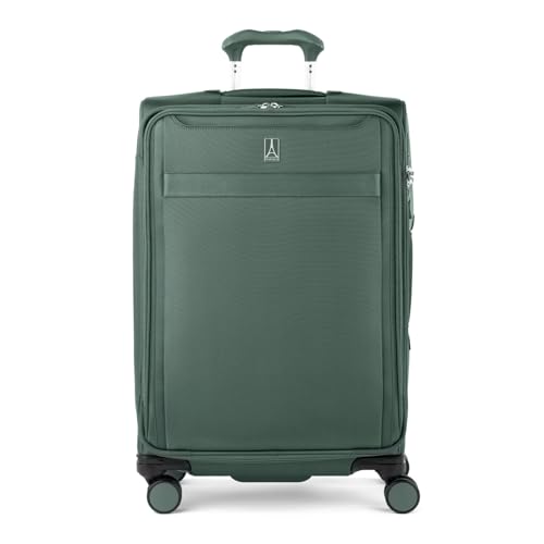 VersaPack+ Softside Checked Luggage Suitcase (Checked Medium / Desert Sage Green)