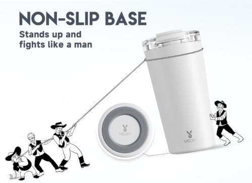 18 oz Insulated Travel Coffee Mug (Ivory / 18 Ounces)